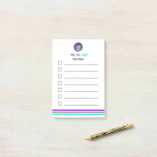 2021 JKロパーソナライズされたゴをリストする投稿ノート ポストイット (デスク上)