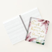 2021 JW年文字-保 Calm and  Show Trust ノートブック (内部)