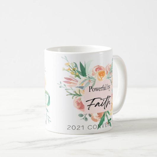 2021 JW条約 – 信仰による強力なマグカップ コーヒーマグカップ (正面右)