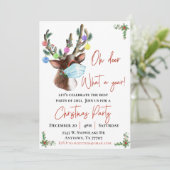 2021 Oh Deer What a Yearクリスマスパーティー 招待状 (スタンド正面)