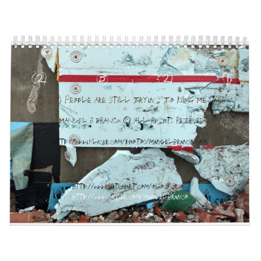 2021 Photographic Art Calendar v.1b Manuel Branco カレンダー (カバー)