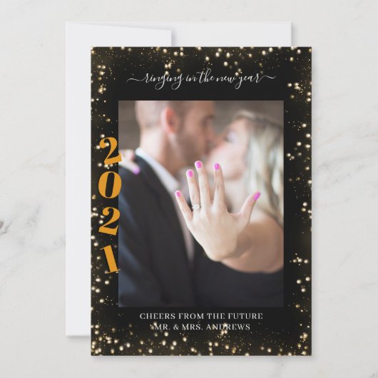 2021 Ringing in the new Year Verlobung Foto (正面)