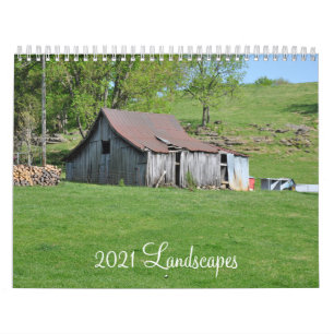 2021 Scenes のまわりに Tennessee & Vermont – カレンダー