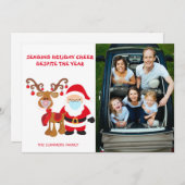 2021 Sending Holiday応援クリスマスフォト シーズンカード (正面/裏面)