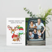 2021 Sending Holiday応援クリスマスフォト シーズンカード (スタンド正面)