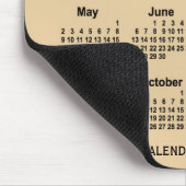 2021 Sespia Gray Calendar by Janz Mouse pad マウスパッド (コーナー)