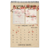 2021 Sober & Clean:回収引用文ギフトプランナー カレンダー (3月 2026)