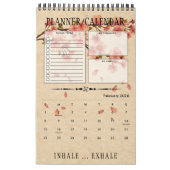 2021 Sober & Clean:回収引用文ギフトプランナー カレンダー (2月 2026)