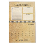 2021 Sober & Clean:回収引用文ギフトプランナー カレンダー (3月 2027)