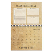 2021 Sober & Clean:回収引用文ギフトプランナー カレンダー (3月 2026)