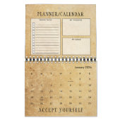 2021 Sober & Clean:回収引用文ギフトプランナー カレンダー (1月 2026)