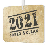 2021 Sober & Clean Drug & Alcool Addiction Free カーエアーフレッシュナー (左)
