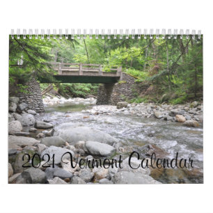 2021 Vermont – カレンダー