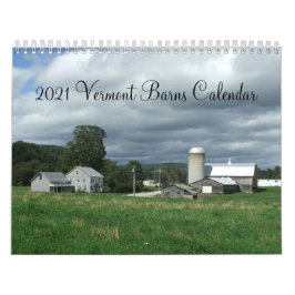 2021 Vermont Barns – カレンダー