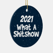 2021 What A Shitshow、トイレ紙ツリー セラミックオーナメント (右)