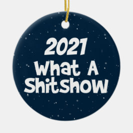 2021 What A Shitshow、トイレ紙ツリー セラミックオーナメント