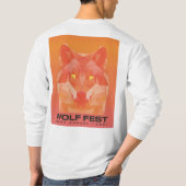 2021 Wolf Fest Long T-Shirt -ロゴオンバック Tシャツ (裏面)
