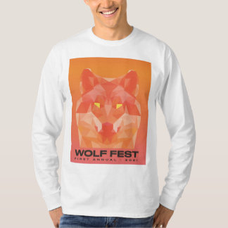 2021 Wolf Fest Long T-Shirt -前面にロゴ Tシャツ