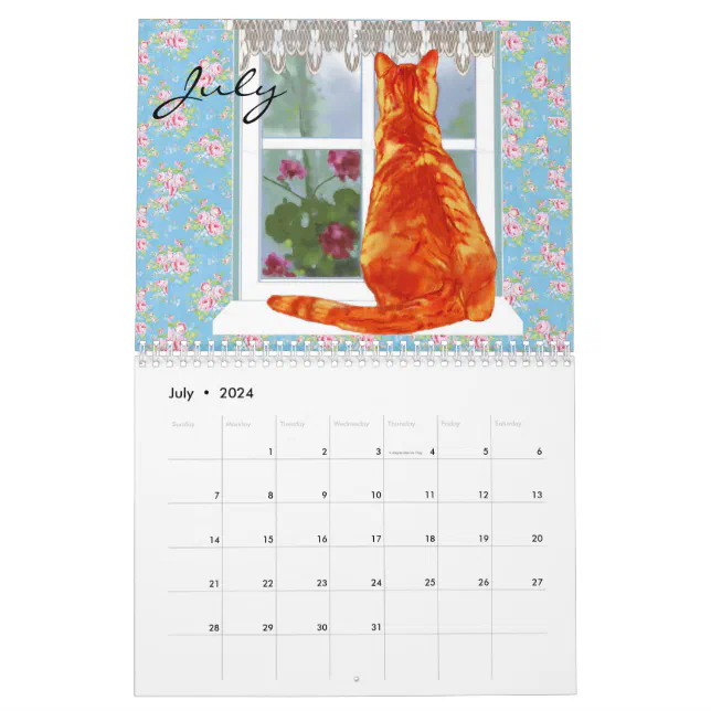 2021年おもしろい猫アート2021カレンダー カレンダー | Zazzle.co.jp