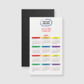 2022あなたのロゴブランド虹カレンダー (正面/裏面)