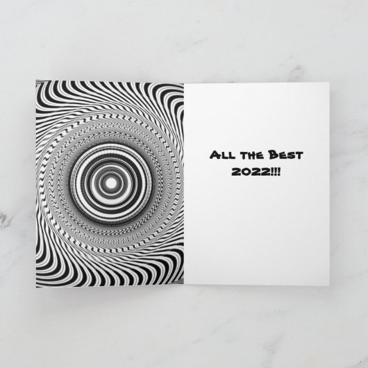 2022おめでとうございます最高の カード (内部)