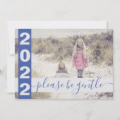 2022おもしろいやさしい写真青 シーズンカード (正面)