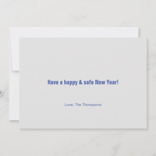 2022おもしろいやさしい写真青 シーズンカード (裏面)