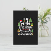 2022おもしろいクリスマスティーキッズ大人サンタI can E 招待状 (スタンド正面)