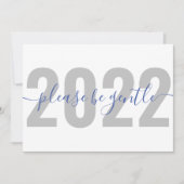 2022おもしろいクリスマス・ホリデー・カードをお願い シーズンカード (正面)