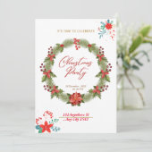 2022おもしろい年の新年のパーティー。 招待状 (スタンド正面)