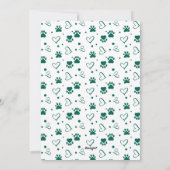 2022おもしろい年ラフ年ペットドッグ写真クリスマスホリド シーズンカード (裏面)