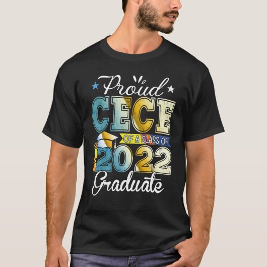 2022おもしろい年誇りを持った卒業のSenioクラスのCece Tシャツ (正面)