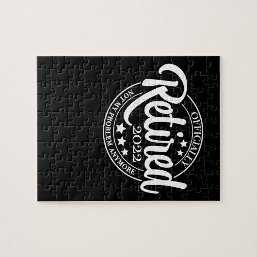 2022おもしろい退職した年はもう問題ではない ジグソーパズル (横)