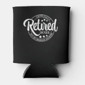 2022おもしろい退職した年はもう問題ではない 缶クーラー (正面)