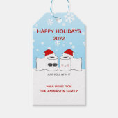 2022おもしろいItトイ転がレー紙 ギフトタグ (正面)