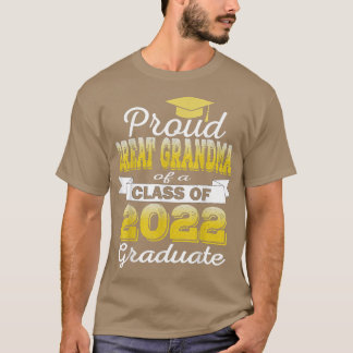 2022すごい素晴らし年誇りを持った卒業おばあちゃん素晴らし Tシャツ