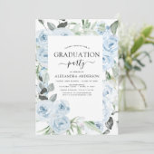 2022ほこりっぽい青の卒業フローラ緑 招待状 (スタンド正面)