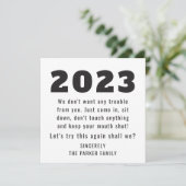 2022もう一度お試しください |新年おめでとう シーズンカード (スタンド正面)