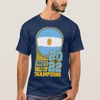 2022アルゼンチンワールドカップのチャンピオン Tシャツ