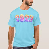 2022インカラフルスカルTシャツ Tシャツ (正面)