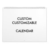 2022カスタマイズカスタム空白のカスタマイズ カレンダー (カバー)