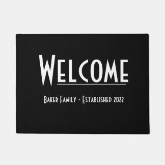 2022カスタマイズ可能なWelcome Mat SM ドアマット