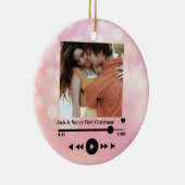 2022カスタム年たった今結婚しました第1回新婚ミセス セラミックオーナメント (右)