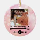 2022カスタム年たった今結婚しました第1回新婚ミセス セラミックオーナメント (正面)