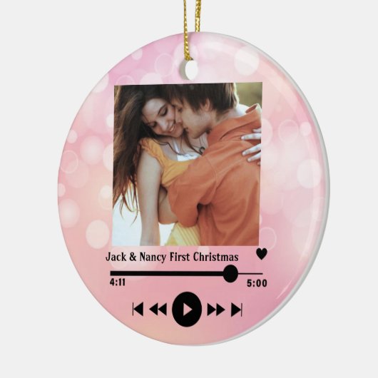 2022カスタム年たった今結婚しました第1回新婚ミセス セラミックオーナメント (左)