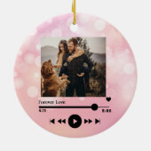 2022カスタム年たった今結婚しました第1回新婚ミセス セラミックオーナメント (裏面)