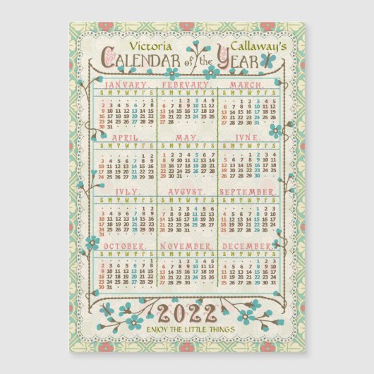 2022カレンダー(新しいバージョンの説明を参照) (正面)