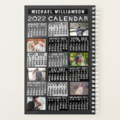 2022カレンダー(新しいバージョンの説明を参照) プランナー手帳 (裏面)