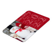 2022カレンモダンダフォトスクリプトHAPPY HOLIDAYS マグネット (左側)