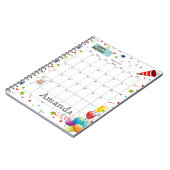 2022カレン威厳があるダーハッピーバースデーノートブック ノートブック (左側)